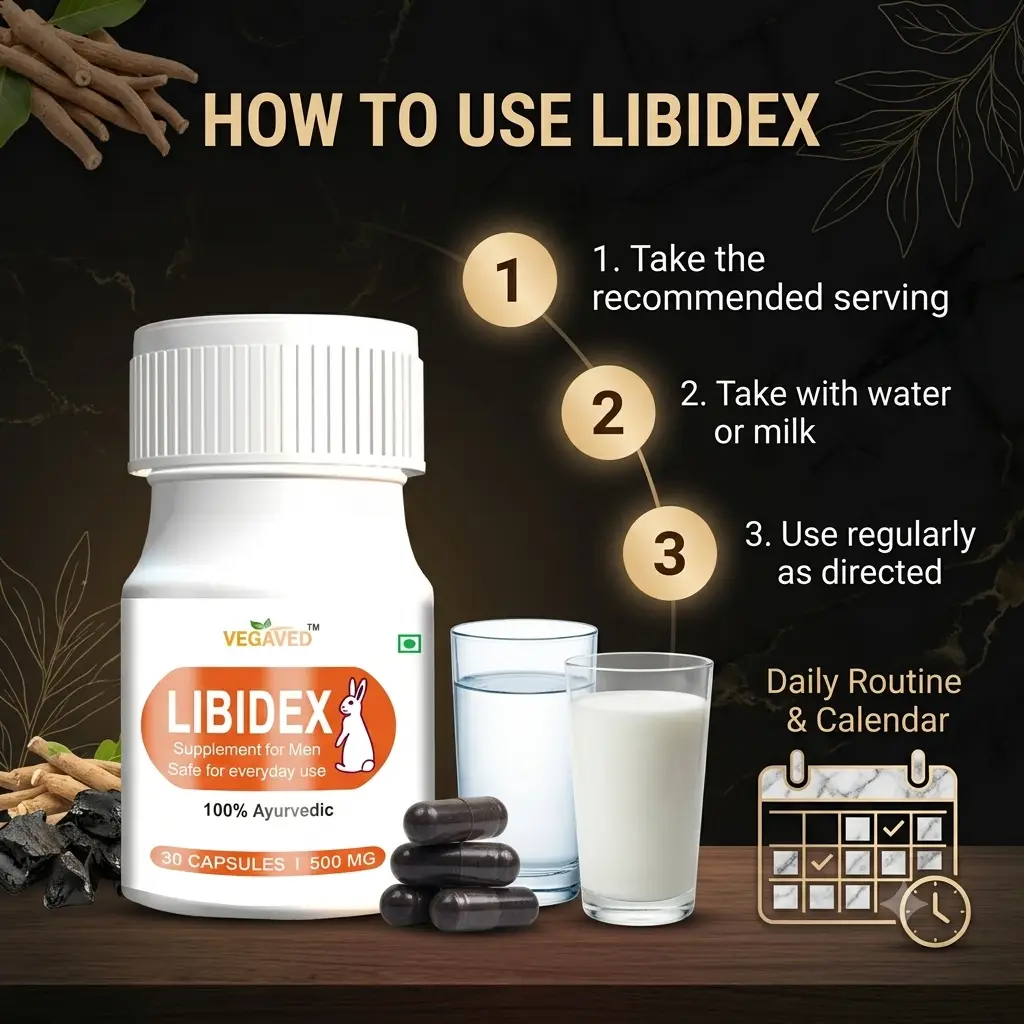 Libidex Capsules – Ayurvedic Male Wellness, Stamina & Vitality Support - Image 4