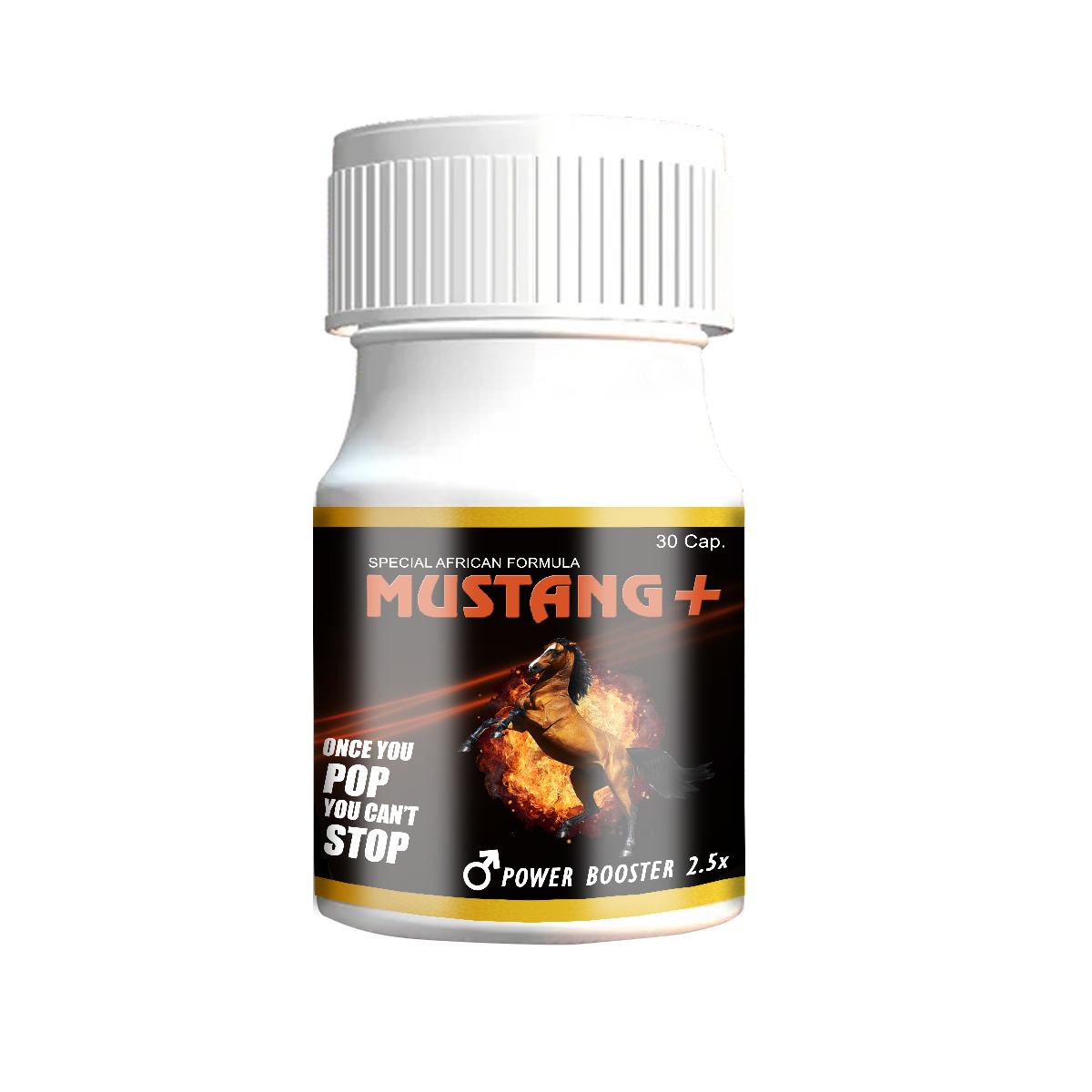 100% Original Mustang Plus Capsule– Special African Formula for Maximum Vitality